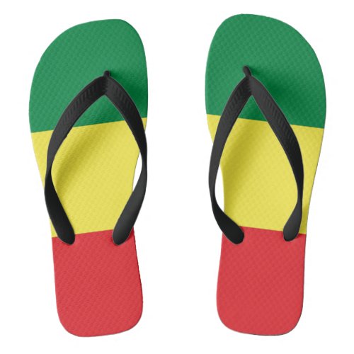 Rastafara Power _ Rasta _ Reggae Flip Flops