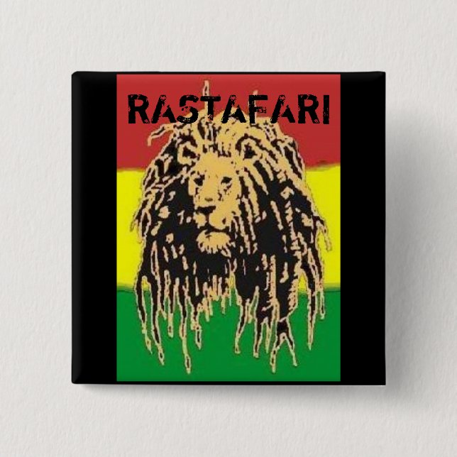 Rastafari Badge Button (Front)