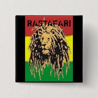 Rastafari Badge Button