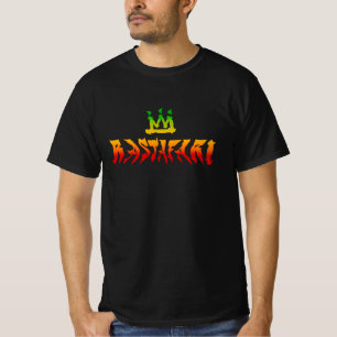 Rastafari Distorted Rasta Colors Reggae T-Shirt