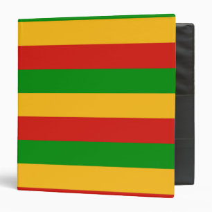 RASTAFARI FLAG COLORS + your ideas Binder