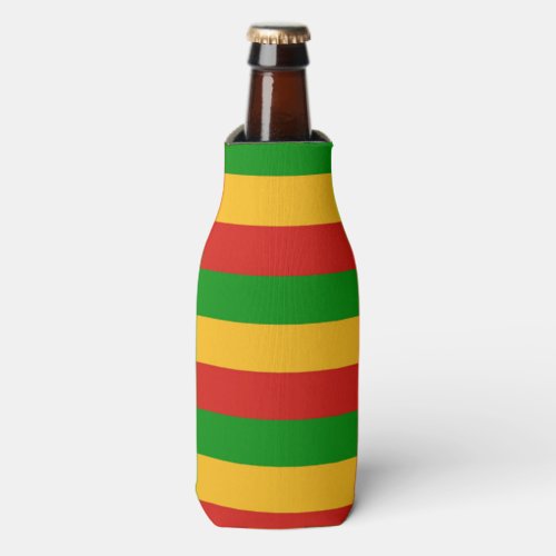 RASTAFARI FLAG COLORS  your ideas Bottle Cooler