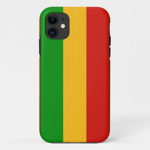 RASTAFARI FLAG COLORS + your ideas iPhone 11 Case