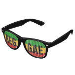 RASTAFARI FLAG COLORS + your ideas Retro Sunglasses