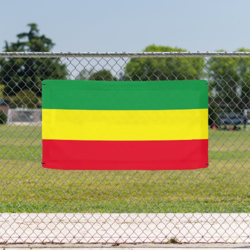 Rastafari flag custom banner sign