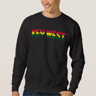 Rastafari Island Vacation  Roots Rock Reggae Key W Sweatshirt