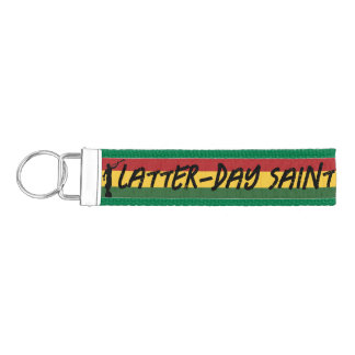 Rastafari/Latter-Day Saint Wrist Keychain