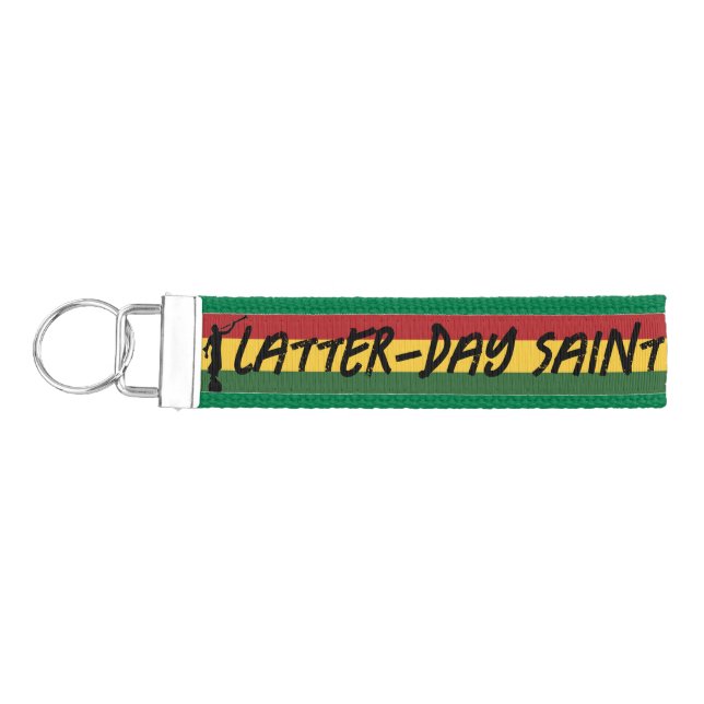 Rastafari/Latter-Day Saint Wrist Keychain (Keys on Left)