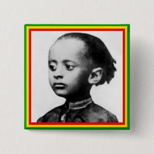 Rastafari Lij Badge Pinback Button