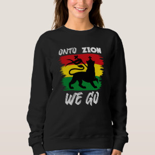 Rastafari Lion Head Jamaica Souvenir Rasta Roots R Sweatshirt