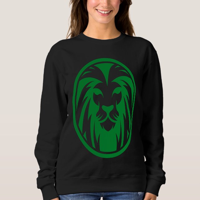 Rastafari Lion Head Jamaica Souvenir Rasta Roots R Sweatshirt (Front)