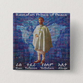 Rastafari Prince of Peace Button