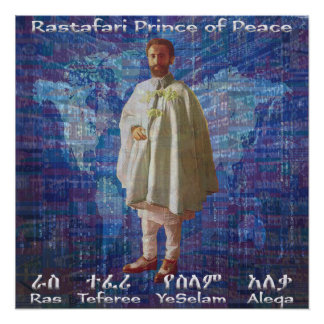 RasTafari Prince of Peace Poster