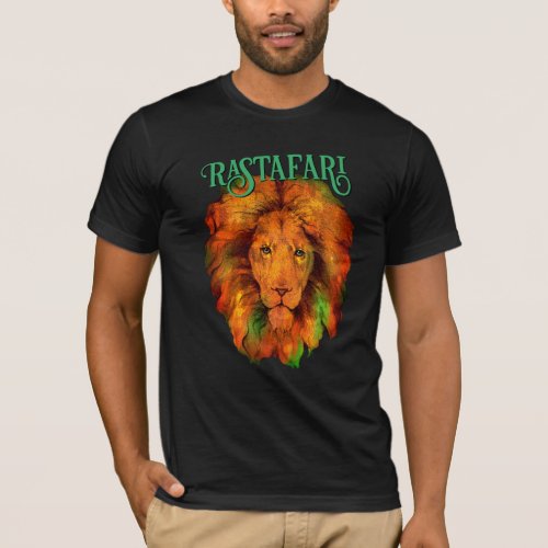 Rastafari Rastafarian Reggae Lion T_Shirt