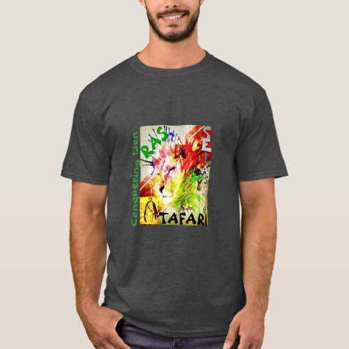Rastafari Selassie Lion of Judah T_Shirt