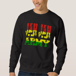 Rastafari Soldier of Jamaica Souvenir Rasta Roots  Sweatshirt