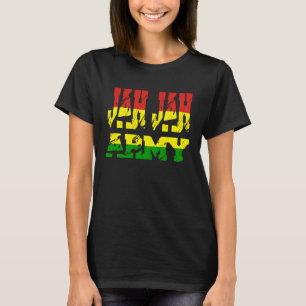 Rastafari Soldier of Jamaica Souvenir Rasta Roots  T-Shirt