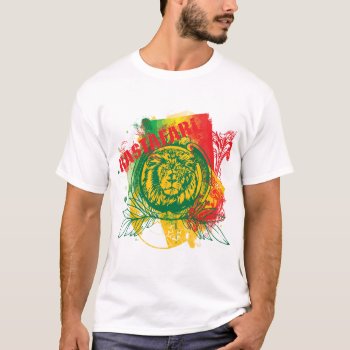 Rastafari T-shirt by brev87 at Zazzle