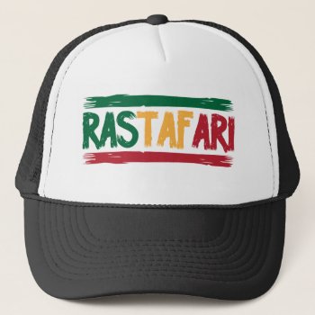 Rastafari Trucker Hat by brev87 at Zazzle