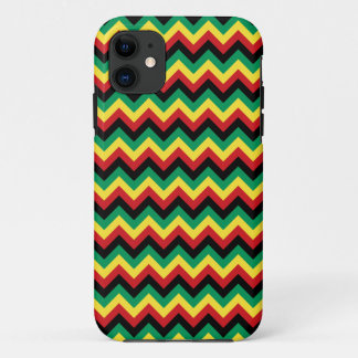 Rastafarian Chevron iPhone 11 Case