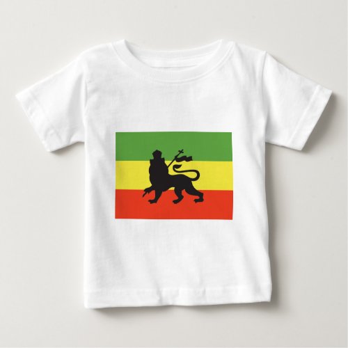 Rastafarian Flag Baby T_Shirt