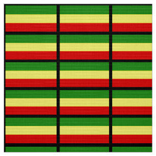 Rastafarian Flag Fabric