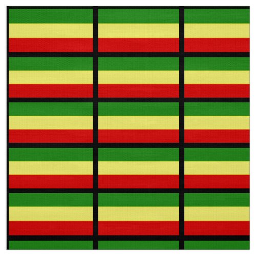 Rastafarian Flag Fabric