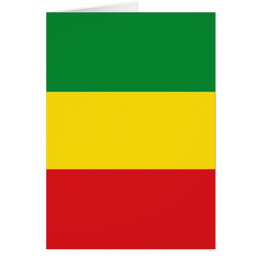 Rastafarian Flag Rasta Ethiopian (Front)