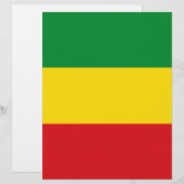 Rastafarian Flag Rasta Ethiopian (Front/Back)