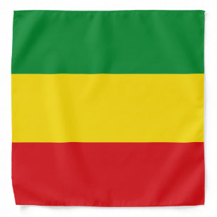 Rastafarian Flag Rasta Ethiopian Bandana