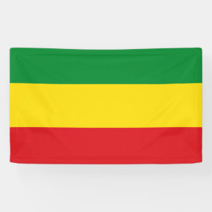 Rastafarian Flag Rasta Ethiopian Banner