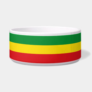 Rastafarian Flag Rasta Ethiopian Bowl