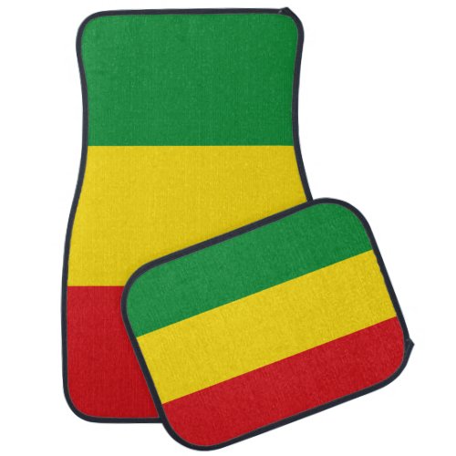 Rastafarian Flag Rasta Ethiopian Car Floor Mat