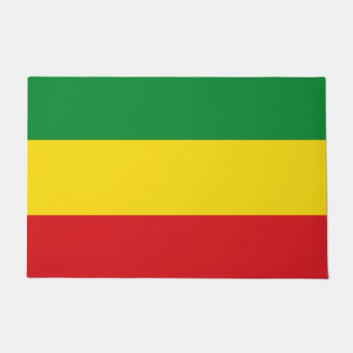 Rastafarian Flag Rasta Ethiopian Doormat