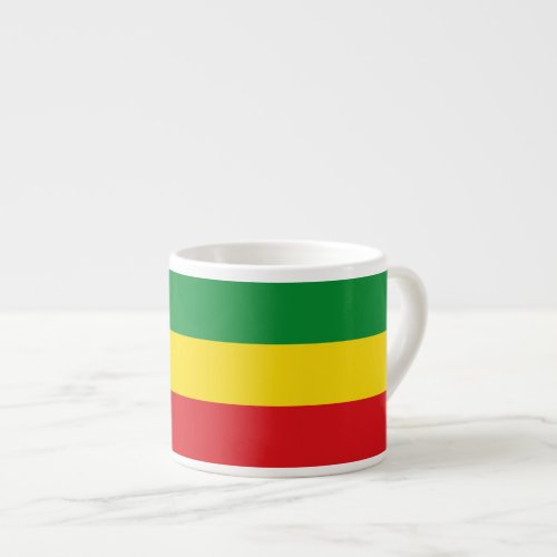 Rastafarian Flag Rasta Ethiopian Espresso Cup