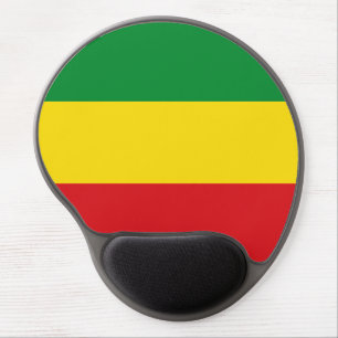 Rastafarian Flag Rasta Ethiopian Gel Mouse Pad