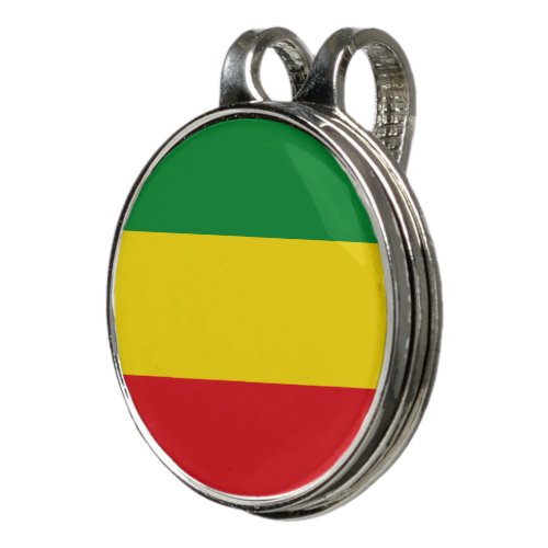 Rastafarian Flag Rasta Ethiopian Golf Hat Clip