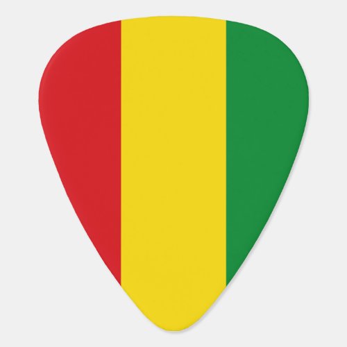 Rastafarian Flag Rasta Ethiopian Guitar Pick