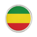 Rastafarian Flag Rasta Ethiopian Lapel Pin at Zazzle