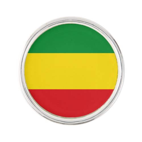 Rastafarian Flag Rasta Ethiopian Lapel Pin