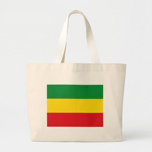 Rastafarian Flag Rasta Ethiopian Large Tote Bag