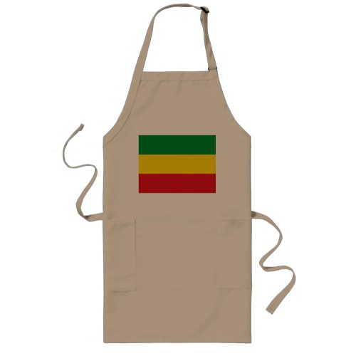Rastafarian Flag Rasta Ethiopian Long Apron