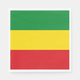 Rastafarian Flag Rasta Ethiopian Napkins