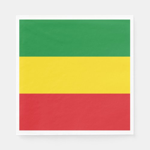 Rastafarian Flag Rasta Ethiopian Napkins