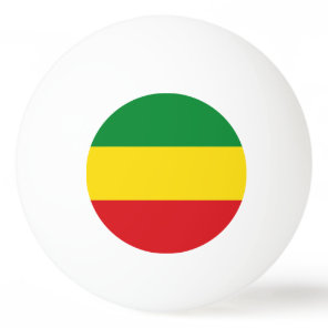 Rastafarian Flag Rasta Ethiopian Ping Pong Ball