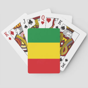 Rastafarian Flag Rasta Ethiopian Poker Cards