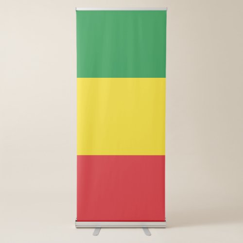 Rastafarian Flag Rasta Ethiopian Retractable Banner