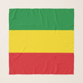 Rastafarian Flag Rasta Ethiopian Scarf by FlagGallery at Zazzle