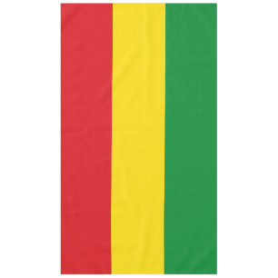 Rastafarian Flag Rasta Ethiopian Tablecloth