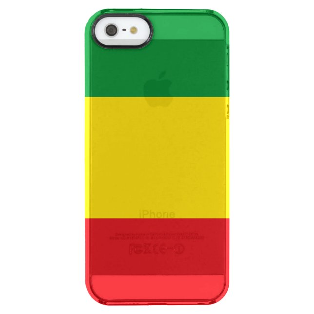 Rastafarian Flag Rasta Ethiopian Uncommon iPhone Case (Back)